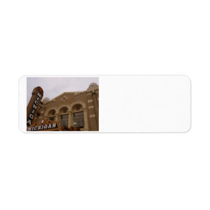 Michigan Theater, Ann Arbor-Adressetiketten