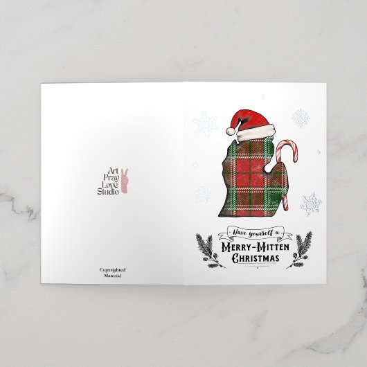 Michigan Themed Weihnachtskarte (Äußere Ablage)