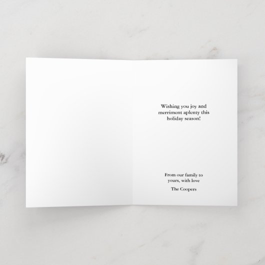 Michigan Themed Weihnachtskarte (Innen Abgelegt)