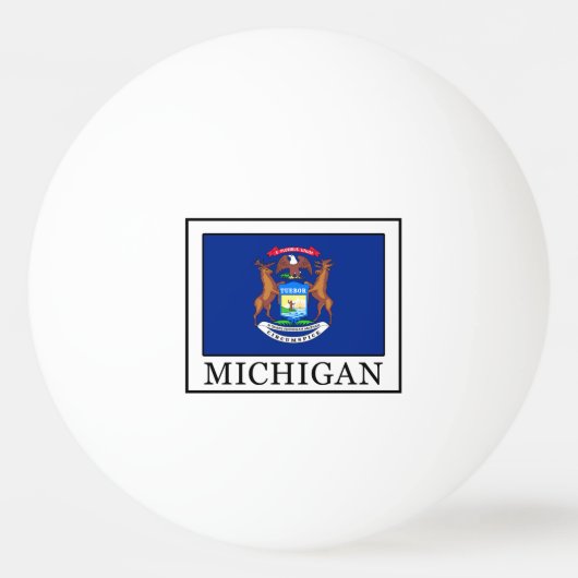 Michigan Tischtennisball (Vorderseite)