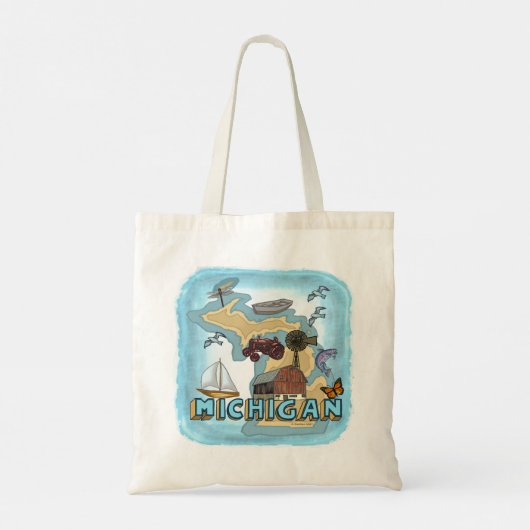 Michigan-Totentasche Tragetasche (Rückseite)