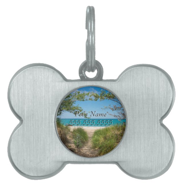 Michigan Tranquility Pet-ID-Tag Tiermarke (Vorderseite)