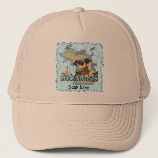 Michigan Truckerkappe (Vorderseite)