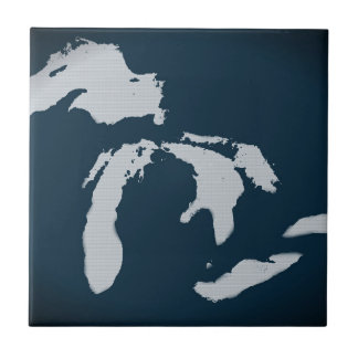 Michigan und die Great Lakes Fliese