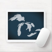 Michigan und die Great Lakes Mousepad (Mit Mouse)