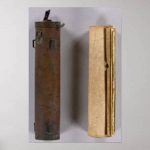 Michigan- und Indiana-Grenzübersicht Poster