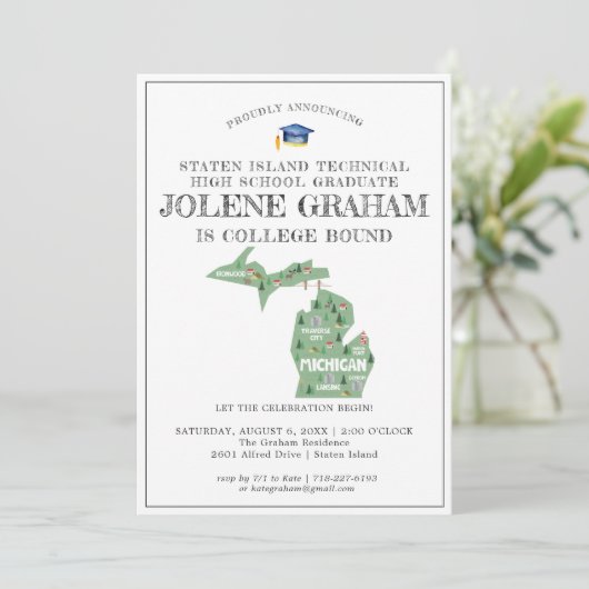 Michigan | Uni Bound Graduation Party (Stehend Vorderseite)