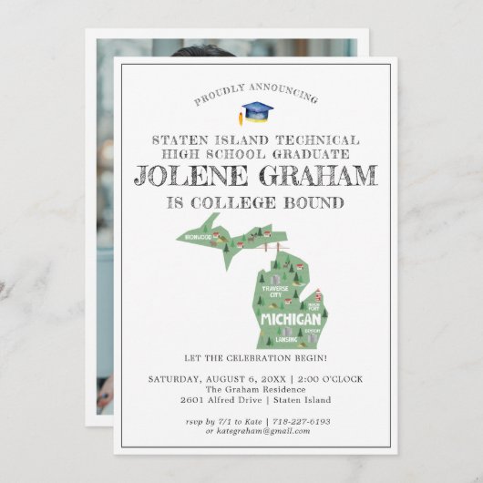 Michigan | Uni Bound Graduation Party (Vorne/Hinten)