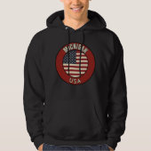 Michigan United States of America Hoodie (Vorderseite)