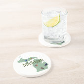 Michigan-Untersetzer Sandstein Untersetzer (Seite)