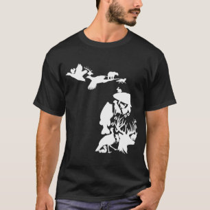 Michigan UP Fisch Hirsch Ente Truthahn Bär Elch Fu T-Shirt