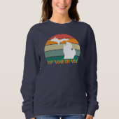 Michigan Up North VIBE - Navy Blue Sweatshirt (Vorderseite)