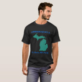 Michigan Upper Peninsula 90rees 10 Wifi friends T-Shirt (Vorne ganz)