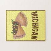 Michigan Upper Peninsula Pasties Pasty Meat Pie Puzzle (Horizontal)