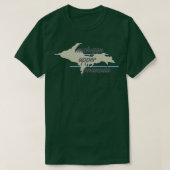 Michigan Upper Peninsula T-Shirt (Design vorne)