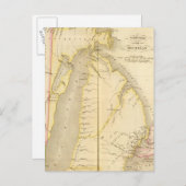 Michigan US Postkarte (Vorne/Hinten)