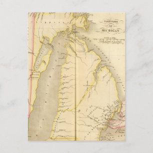 Michigan US Postkarte