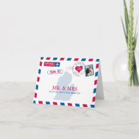 Michigan USA Airmail Wedding Vielen Dank