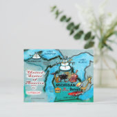 Michigan USA Card Postkarte (Stehend Vorderseite)