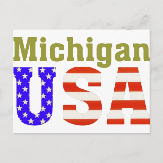 Michigan USA! Postkarte