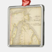 Michigan-USA Silbernes Ornament (Links)