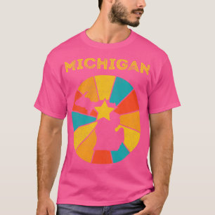 Michigan Vintag Distressed Souvenir 1 T-Shirt