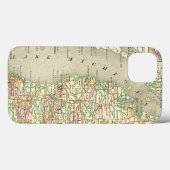 Michigan Vintag Map Case-Mate iPhone Hülle (Rückseite (Horizontal))