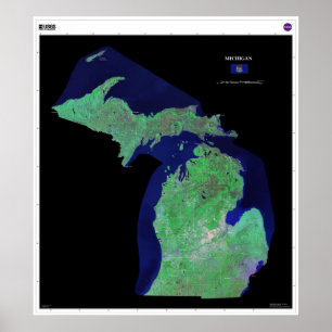 Michigan vom Raum-Plakat Poster