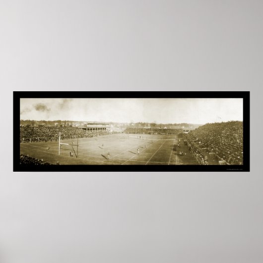 Michigan vs Wisconsin Football Foto 1905 Poster (Vorne)