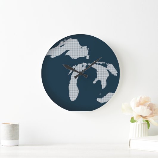Michigan-Wall-Uhr Große Wanduhr (Zuhause)