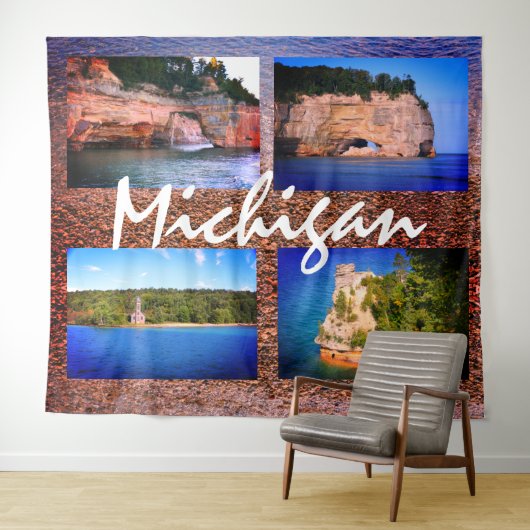 Michigan Wandteppich (Beispiel (Horizontal))