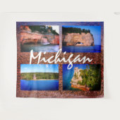 Michigan Wandteppich (Vorderseite (Horizontal))