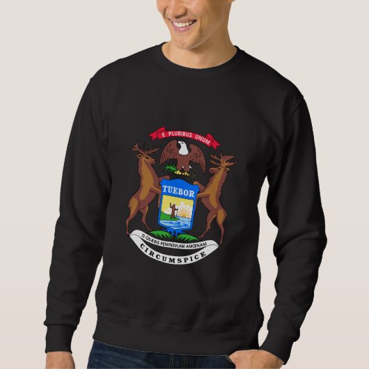 Michigan-Wappen-Sweatshirt Sweatshirt (Vorderseite)