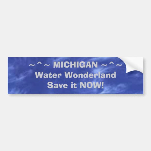 ~^~ MICHIGAN ~^~Water WonderlandSa… Autoaufkleber (Vorne)