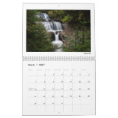 Michigan Waterfall Calendar Kalender (Mär 2027)
