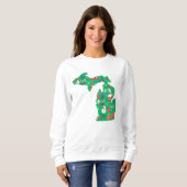 Michigan Weihnachts-Sweatshirt! Sweatshirt (Vorne ganz)