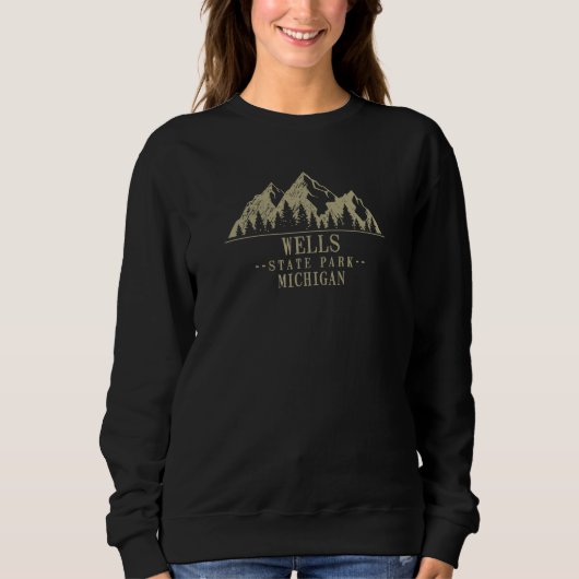 Michigan Wells State Park Sweatshirt (Vorderseite)