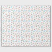 Michigan White Wrapping Paper Geschenkpapier (Flach)