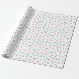 Michigan White Wrapping Paper Geschenkpapier