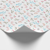 Michigan White Wrapping Paper Geschenkpapier (Ecke)