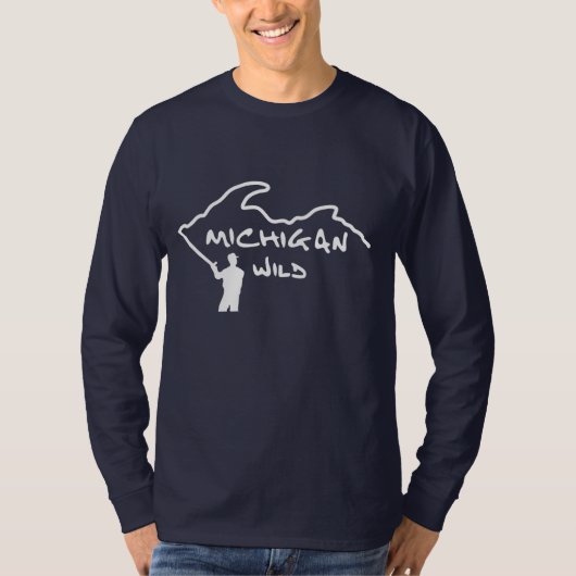Michigan Wild Logo Long Sleeve T - Shirt (Vorderseite)