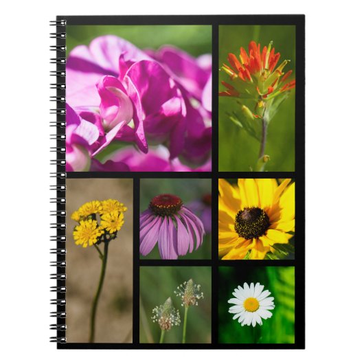 Michigan Wildblumen Montage Notizblock (Vorderseite)