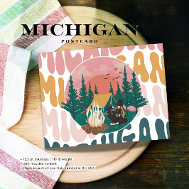Michigan Wilderness Retreat Postkarte