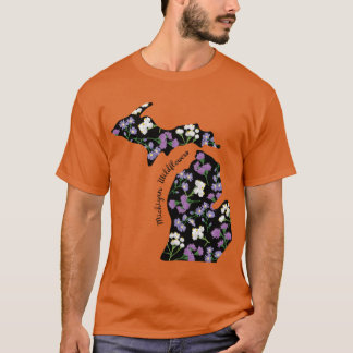 Michigan Wildflowers Oversized T-Shirt