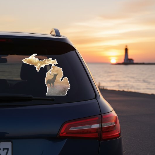 Michigan Wildlife - Elk Aufkleber