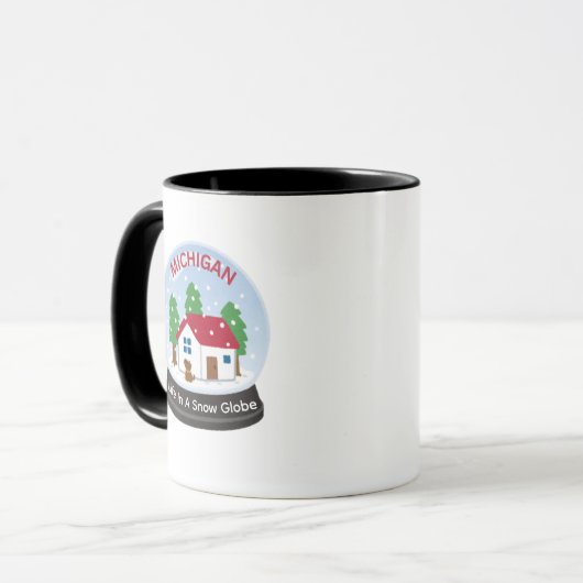 Michigan Winter Coffee Tasse (Vorderseite Links)