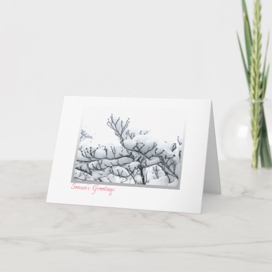 Michigan Winter Holiday Card Feiertagskarte (Vorderseite)