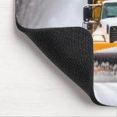 Michigan Winter Snowplow Mousepad (Ecke)