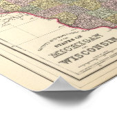 Michigan, Wisconsin Poster (Ecke)