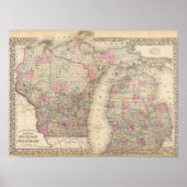 Michigan, Wisconsin Poster (Vorne)